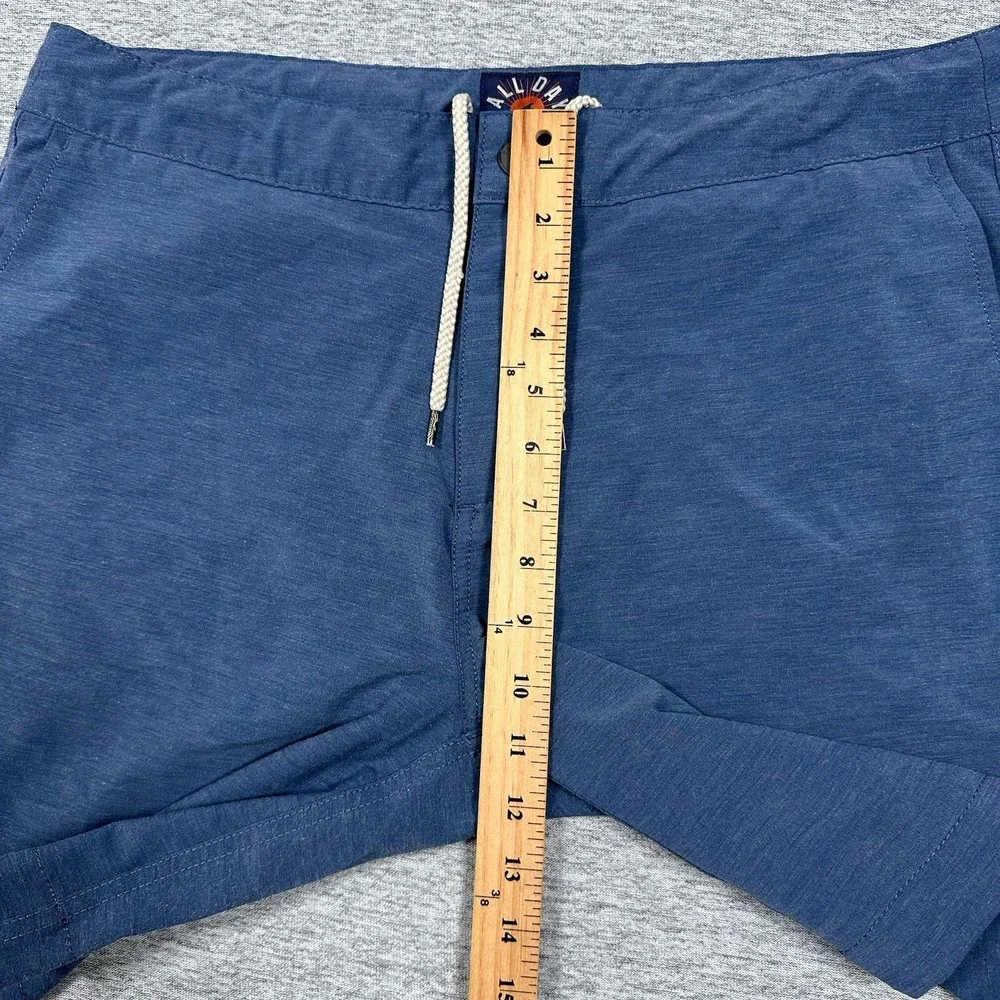 Faherty Shorts Men's Size 35 Blue All Day Hybrid Drawstring Beach Golf Outdoor